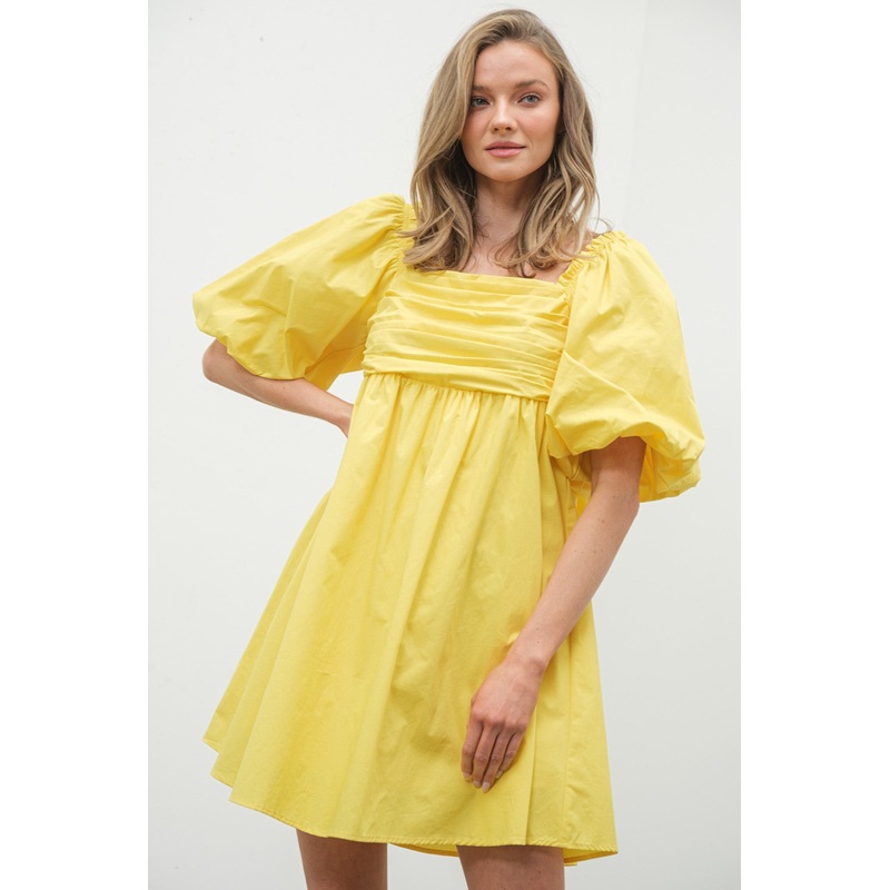 Yellow Bow Dress