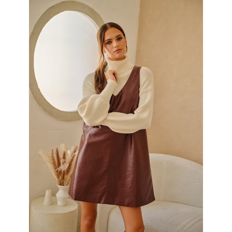 Wine Shift Dress