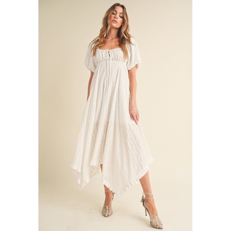White Flowy Dress