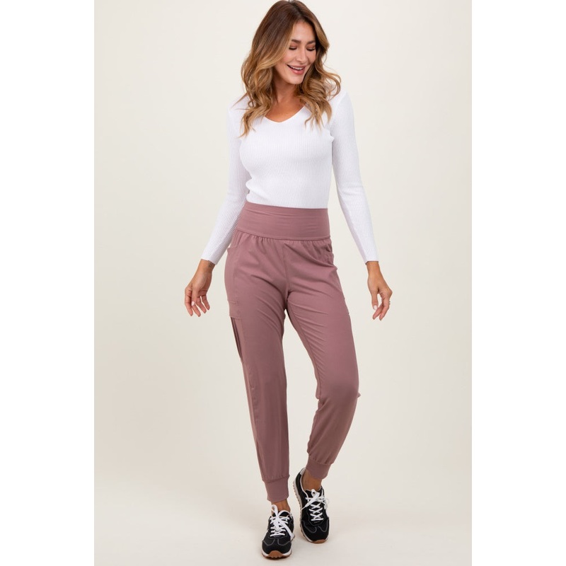 Mauve Cargo Pocket Jogger