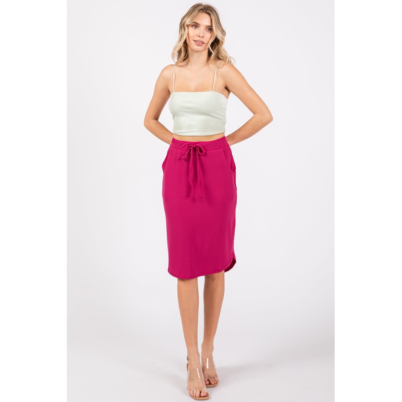 Magenta Skirt