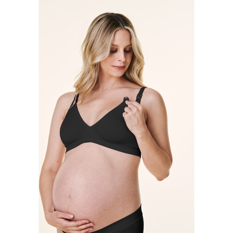 Black Bravado V-Neck Maternity Nursing Bra