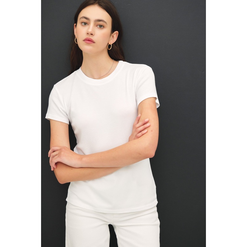 White Classic Crewneck T-Shirt