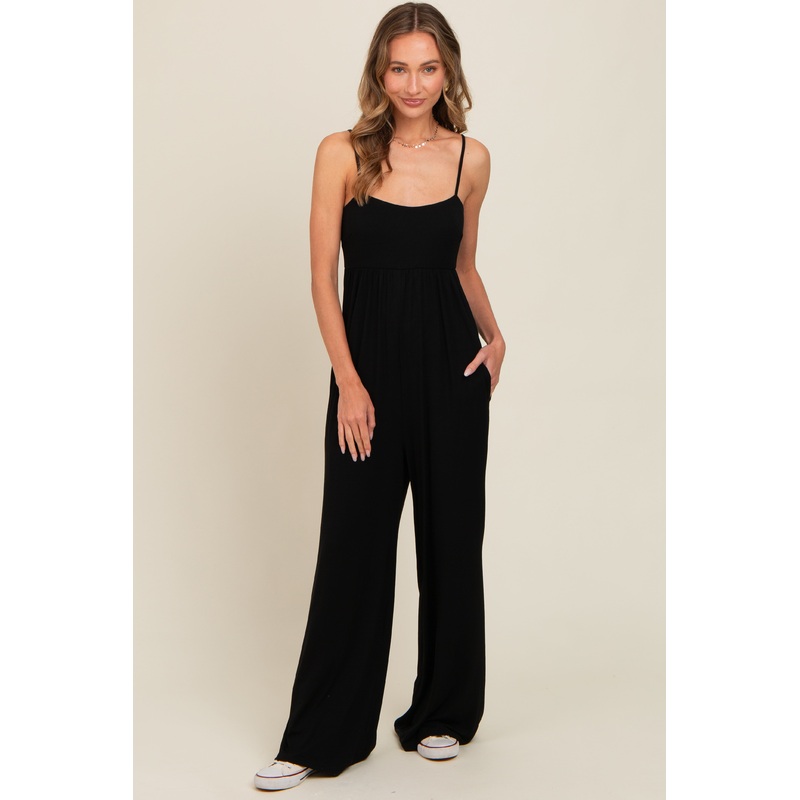 Black Wide Leg Jumpsuit
