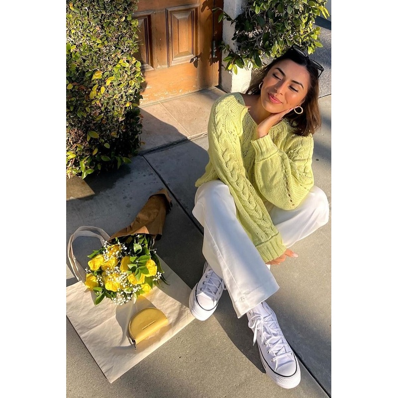Yellow Knit Sweater