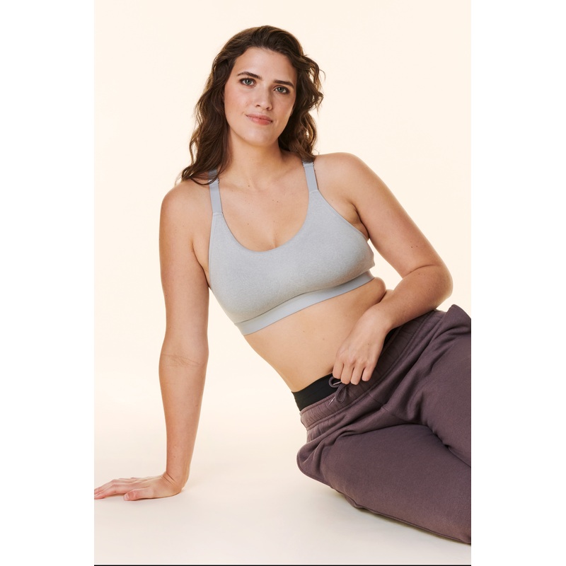 Heather Grey Bravado Designs Light Impact Sports Bra