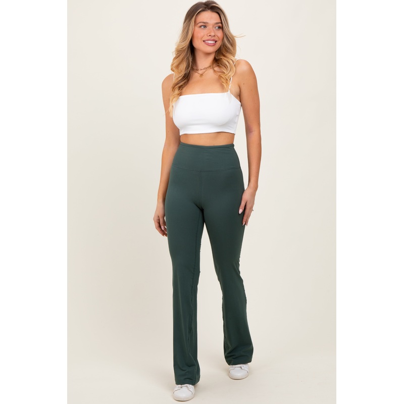 Light Teal Flared Leggings