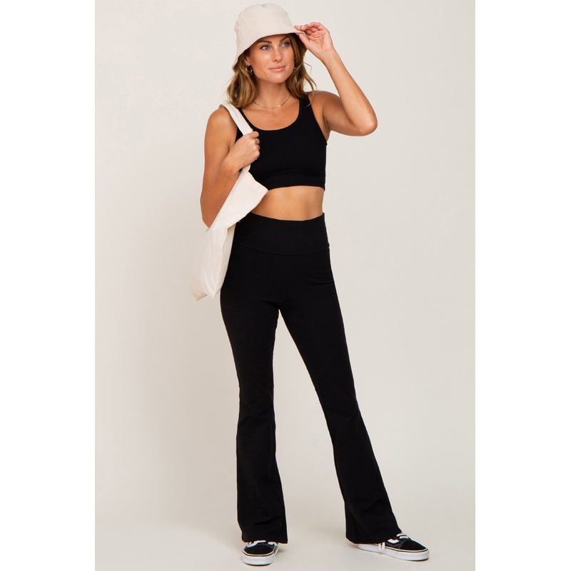 Black Flared Leggings