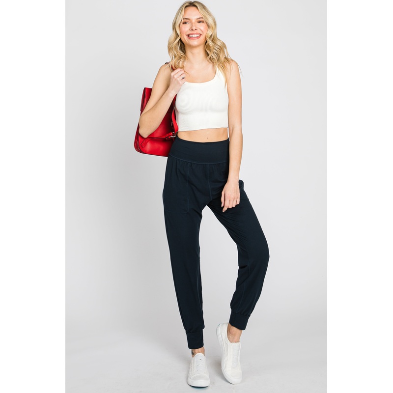 Navy Soft Jogger Pants