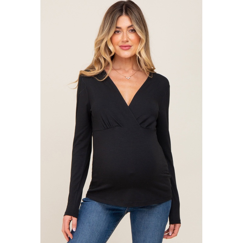 Black Bravado Designs Long Sleeve Nursing Top