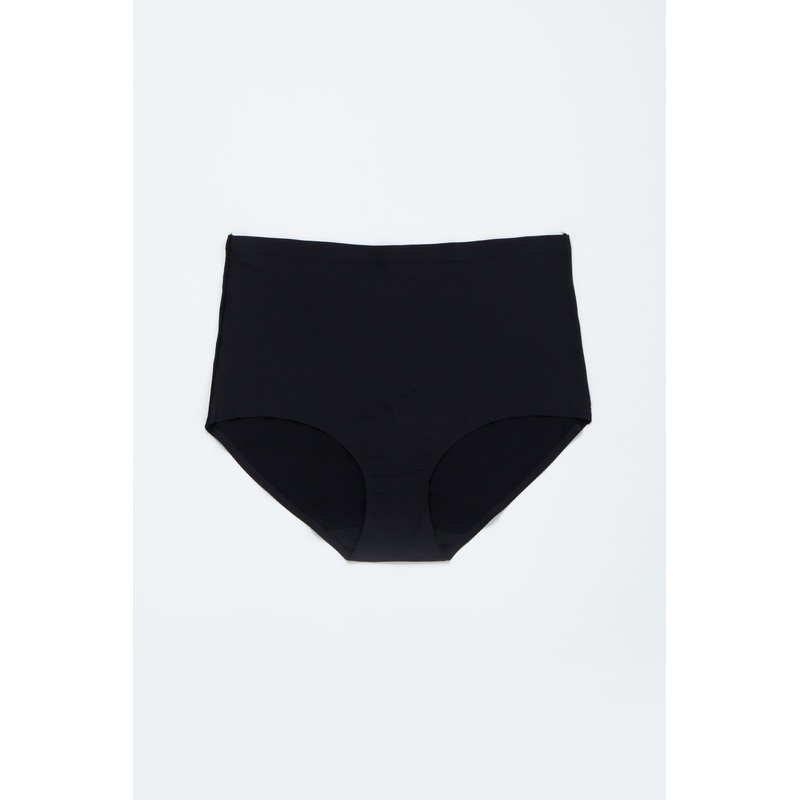Black Seamless High Waist Maternity Underwear