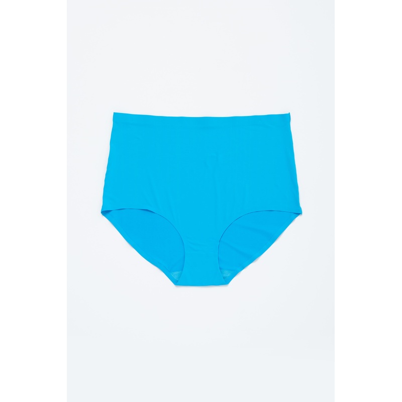 Blue Seamless High Waist Underwear