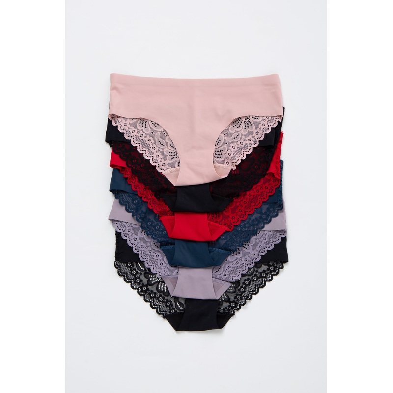 Multi-Color Seamless Lace Underwear Set
