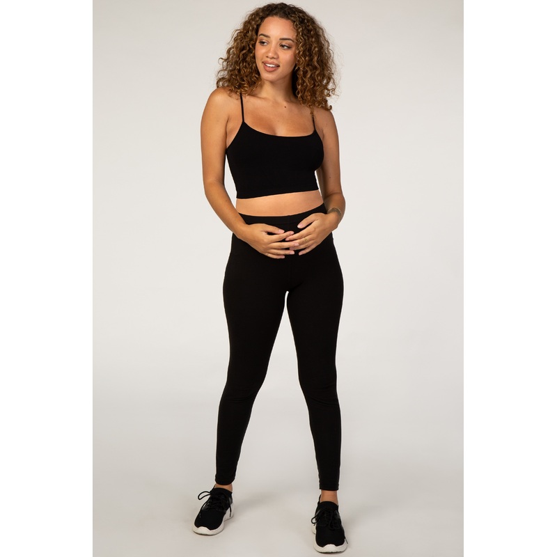 Black Soft Seamless Maternity Bralette