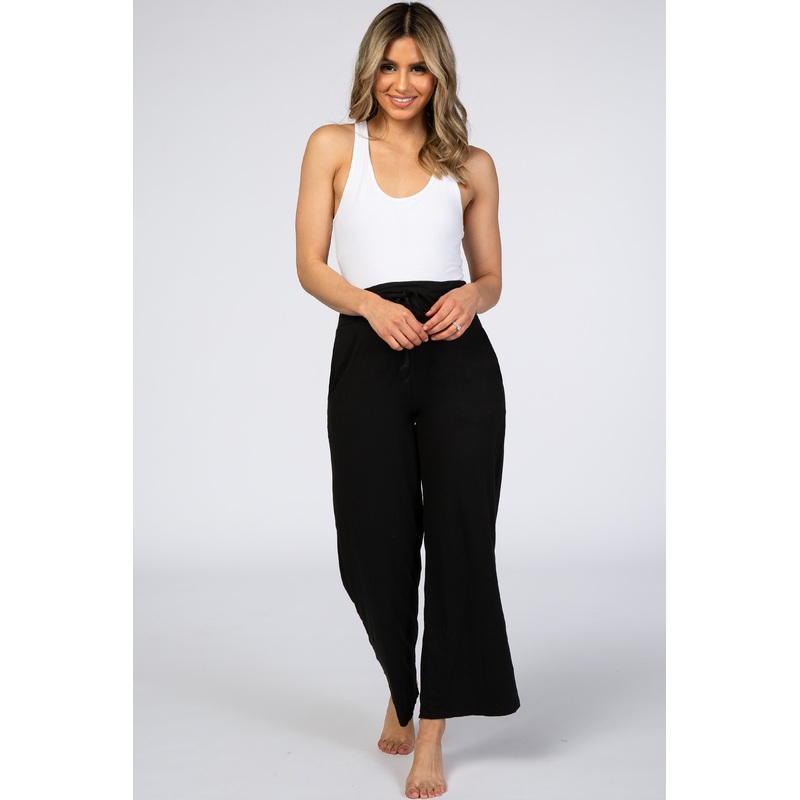 Black Drawsting Lounge Pants
