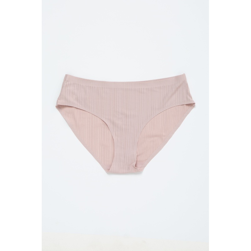 Light Pink Ribbed Seamless Maternity Underwear